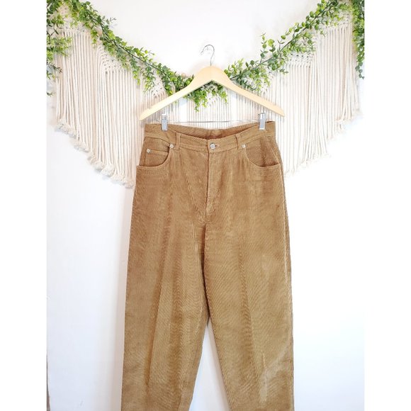 Vintage Pants - Vintage Brown Straight Leg Corduroy Pants